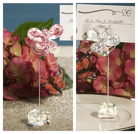 Free Shipping 10pcs/lot Exquisite Pink/ White Crystal Butterfly Place Card Holder/ Table Name Number Holder
Free Shipping 10pcs/lot Exquisite Pink/ White Crystal Butterfly Place Card Holder/ Table Name Number Holder