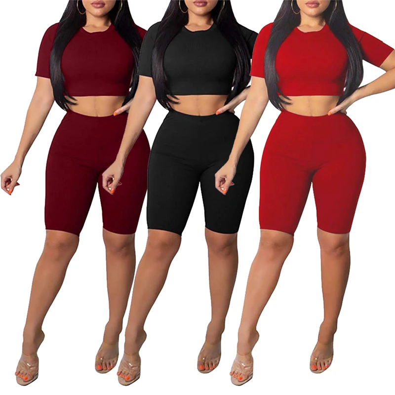 arrival Women Sets arrival Bodycon Shorts and Crop Top 2 pieces Sets Solid Women Outfits
arrival Women Sets arrival Bodycon Shorts and Crop Top 2 pieces Sets Solid Women Outfits