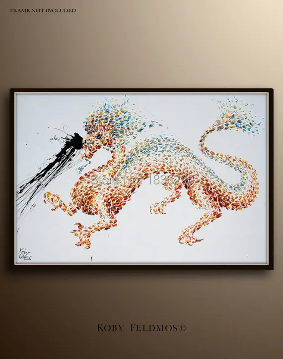 Handmade Abstract Wall Art Modern running animal Abstract Decor Loong Animal Oil Painting On Canvas For Living Room Decor
Handmade Abstract Wall Art Modern running animal Abstract Decor Loong Animal Oil Painting On Canvas For Living Room Decor