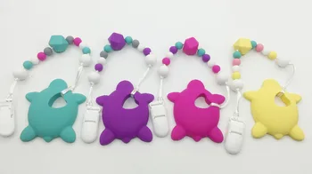 Wholesale bpa tortoise Silicone baby Teething pendant clips Pacifier Clip with large tortoise pendant heart chew beads
Wholesale bpa tortoise Silicone baby Teething pendant clips Pacifier Clip with large tortoise pendant heart chew beads