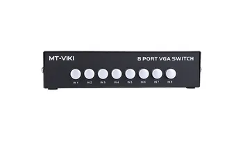 Original MT-VIKI 8 Port VGA Switch without USB 8 Input 1 Output VGA Video Selector 8 Computers Share One Monitor Maituo MT-15-8H
Original MT-VIKI 8 Port VGA Switch without USB 8 Input 1 Output VGA Video Selector 8 Computers Share One Monitor Maituo MT-15-8H