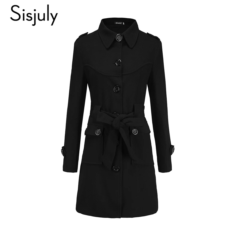 Sisjuly Women Gothic Black Yellow Red White Wool Jacket Coat Office Lady Spring Winter Belt Midi Long Outerwear Woolen Coats
Sisjuly Women Gothic Black Yellow Red White Wool Jacket Coat Office Lady Spring Winter Belt Midi Long Outerwear Woolen Coats
