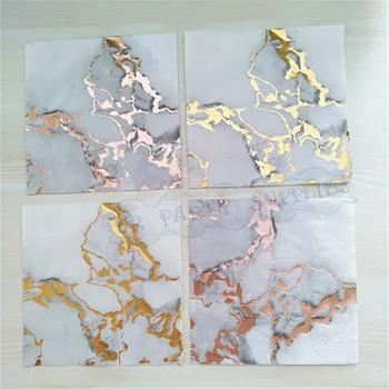 40pcs Marble Rose Gold Foil Lunch Napkins 33cm Shiny Metallic Colored Wedding Birthday Baby Shower New Year Party Supplies
40pcs Marble Rose Gold Foil Lunch Napkins 33cm Shiny Metallic Colored Wedding Birthday Baby Shower New Year Party Supplies