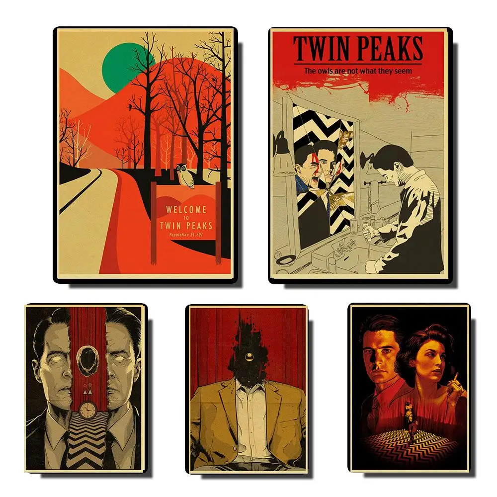 Twin Peaks vintage posters Prints Wall Painting high Quality Decor Poster Wall Painting Home Decoration
Twin Peaks vintage posters Prints Wall Painting high Quality Decor Poster Wall Painting Home Decoration