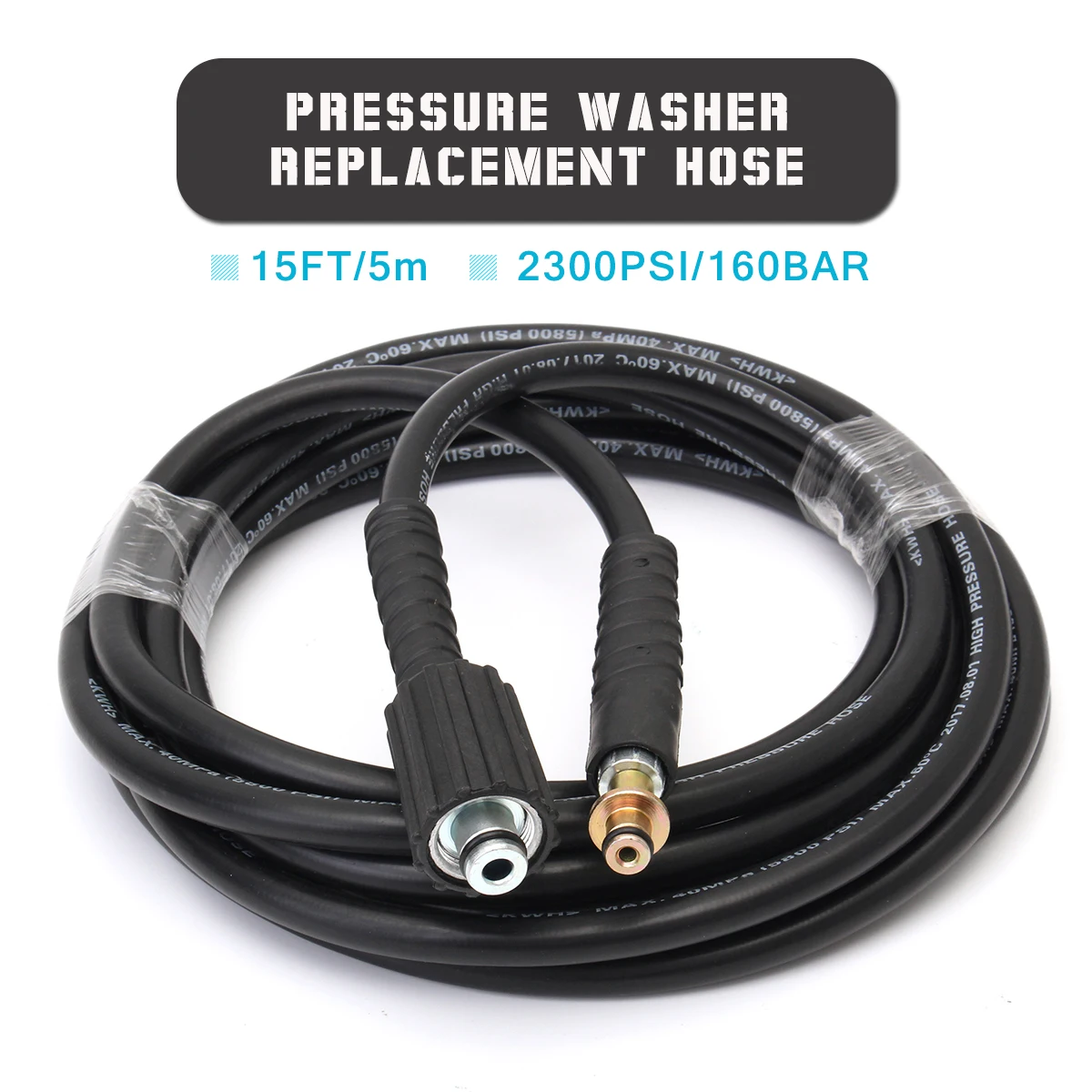 5m 2300PSI 160BAR Car High Pressure Washer Hose Water Cleaner Hose Extension Hose Replacemnt For k K2
5m 2300PSI 160BAR Car High Pressure Washer Hose Water Cleaner Hose Extension Hose Replacemnt For k K2