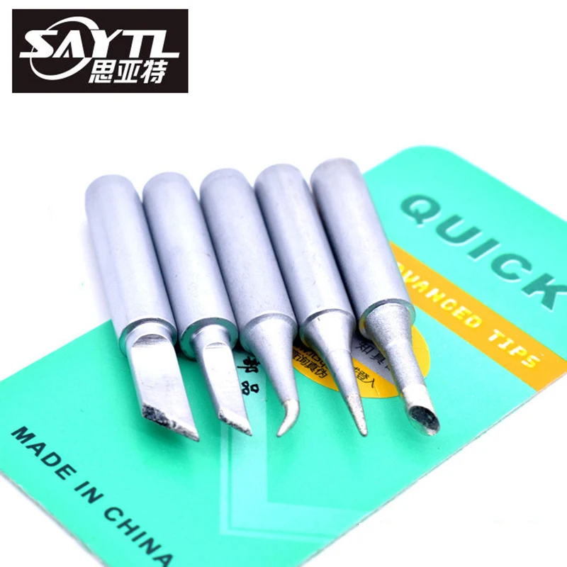 Original QUICK Soldering Tips Lead-free 900M Serise Iron Tip Welding Sting for 936 936A Soldering Rework Station Tools Kit
Original QUICK Soldering Tips Lead-free 900M Serise Iron Tip Welding Sting for 936 936A Soldering Rework Station Tools Kit