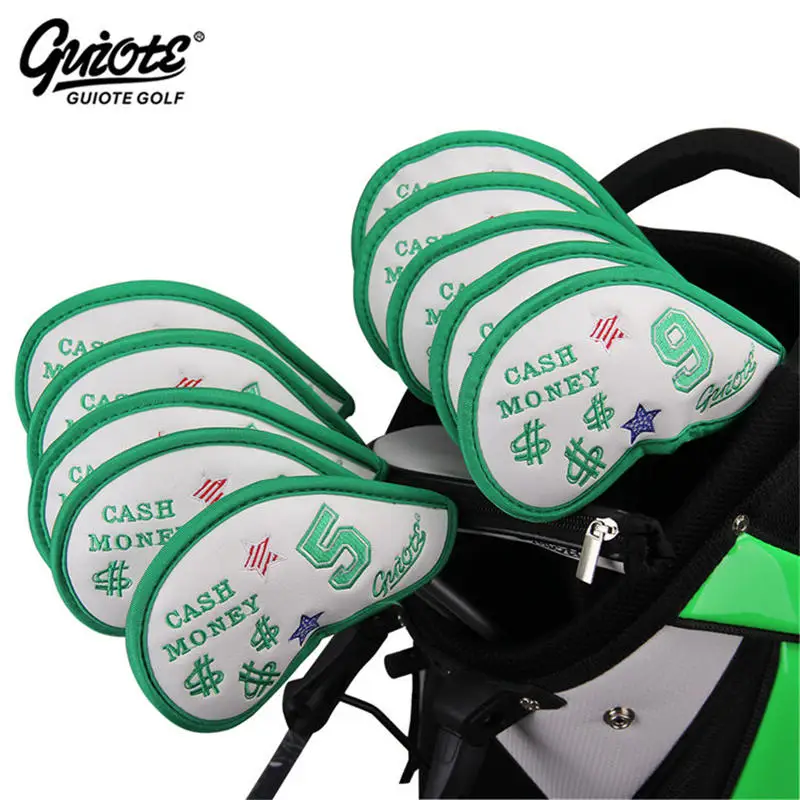 Cash Money Golf Irons Headcovers Golf Iron Cover Set Dollar Embroidery Design #3-9PAS 10pcs/lot For Men Women
Cash Money Golf Irons Headcovers Golf Iron Cover Set Dollar Embroidery Design #3-9PAS 10pcs/lot For Men Women