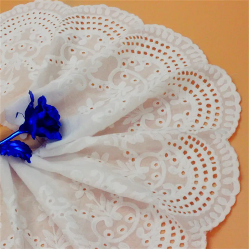5 yard 20cm 7.87" wide ivory cotton embroidered tapes lace trim ribbon fabric 402547AQL4K565
5 yard 20cm 7.87" wide ivory cotton embroidered tapes lace trim ribbon fabric 402547AQL4K565