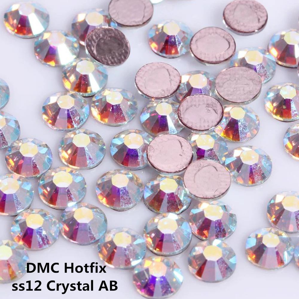 Free Shipping! 1440pcs/Lot, ss12 (3.0-3.2mm) High Quality DMC Crystal AB Iron On Rhinestones / Hot fix Rhinestones
Free Shipping! 1440pcs/Lot, ss12 (3.0-3.2mm) High Quality DMC Crystal AB Iron On Rhinestones / Hot fix Rhinestones