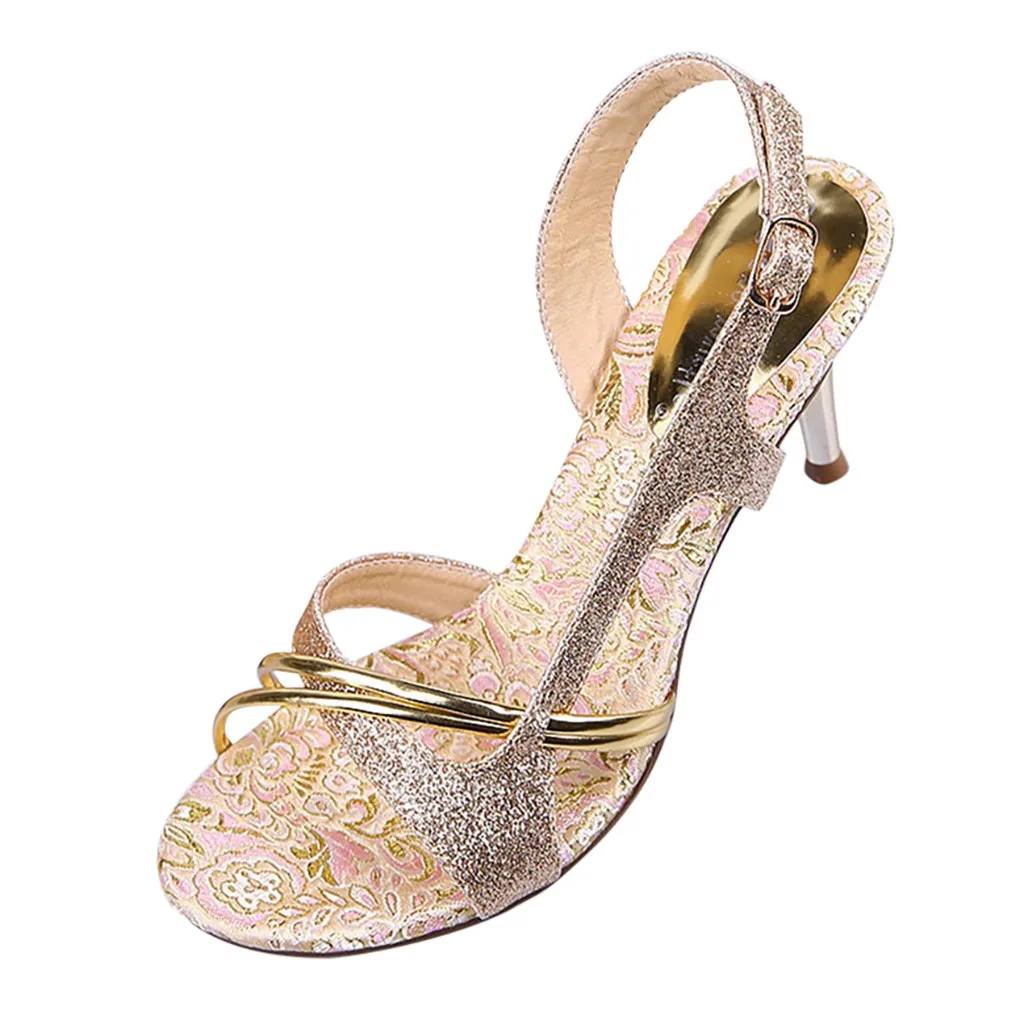 SAGACE Women Bling Embroider Party Dance Peep Toe High Spike Heels Sexy High Quality Ladies Shoes Sandals Shoes High 5cm-8cm
SAGACE Women Bling Embroider Party Dance Peep Toe High Spike Heels Sexy High Quality Ladies Shoes Sandals Shoes High 5cm-8cm
