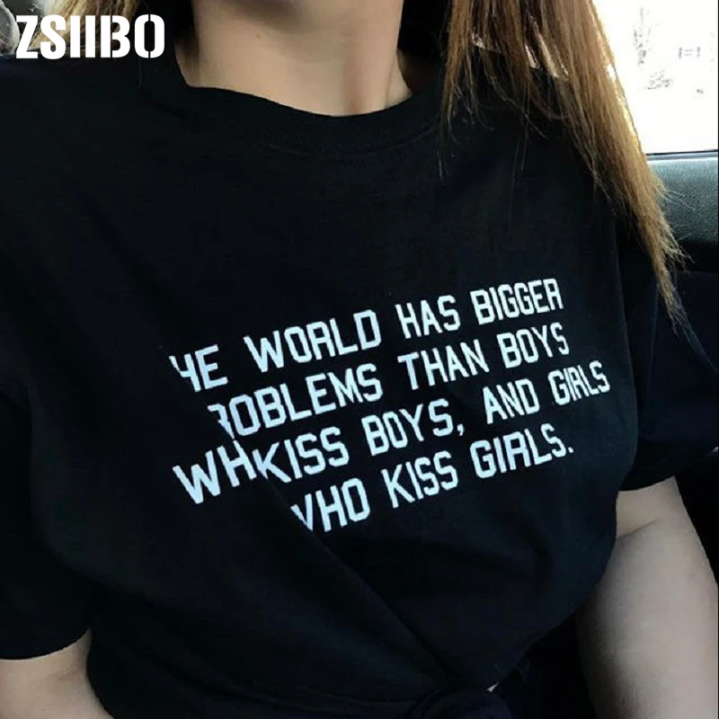 the world has bigger problems than boys girls Girlslove LGBT t-shirt tee shirt women t shirt Lesbian Gay homosexual Bisexuals
the world has bigger problems than boys girls Girlslove LGBT t-shirt tee shirt women t shirt Lesbian Gay homosexual Bisexuals