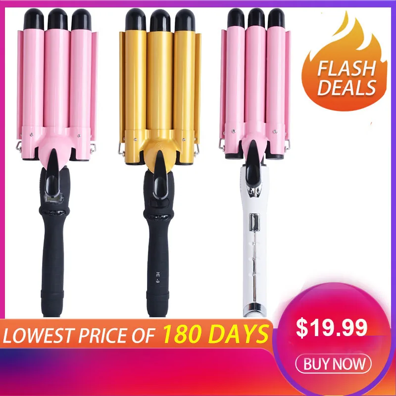 NEW Free Shipping Automatic Perm Splint Ceramic Hair Curler with LCD 3 BarrelsHair Curling Iron Hair Waver Curlers Styling Tools
NEW Free Shipping Automatic Perm Splint Ceramic Hair Curler with LCD 3 BarrelsHair Curling Iron Hair Waver Curlers Styling Tools