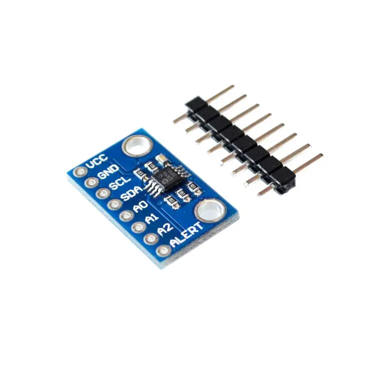 High Accuracy Temperature Sensor MCP9808 I2C Breakout Board Module 2.7V-5V Logic Voltage
High Accuracy Temperature Sensor MCP9808 I2C Breakout Board Module 2.7V-5V Logic Voltage