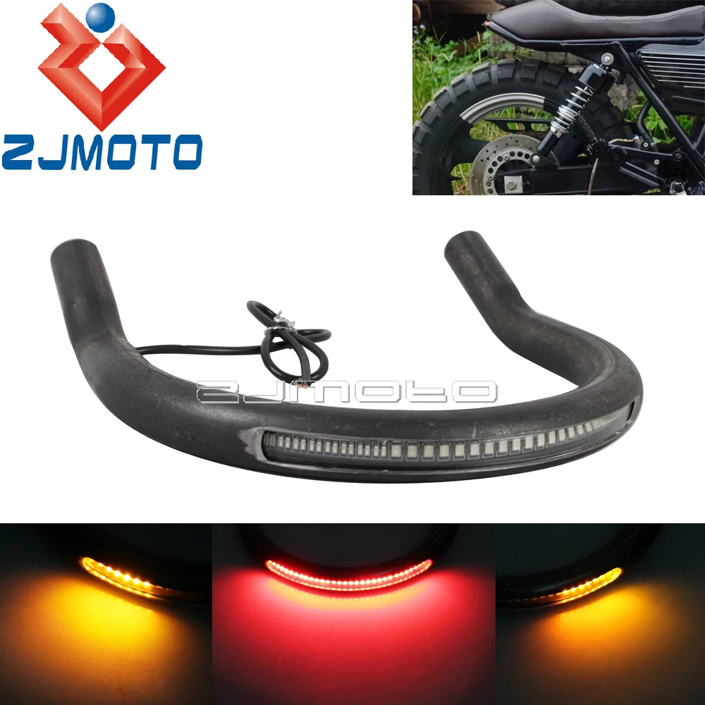 7/8" Cafe Racer Rear Seat Frame Hoop LED Turn Signals Taillight Motorcycle 1" Upswept Loop Tube For Honda Yamaha Suzuki CB XS GS
7/8" Cafe Racer Rear Seat Frame Hoop LED Turn Signals Taillight Motorcycle 1" Upswept Loop Tube For Honda Yamaha Suzuki CB XS GS