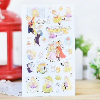 3 pcs/Lot Funny sticker world Fairy story of Snow queen & Rapunzel & Sleeping beauty Cute Korean diary stickers Stationery 6932
3 pcs/Lot Funny sticker world Fairy story of Snow queen & Rapunzel & Sleeping beauty Cute Korean diary stickers Stationery 6932