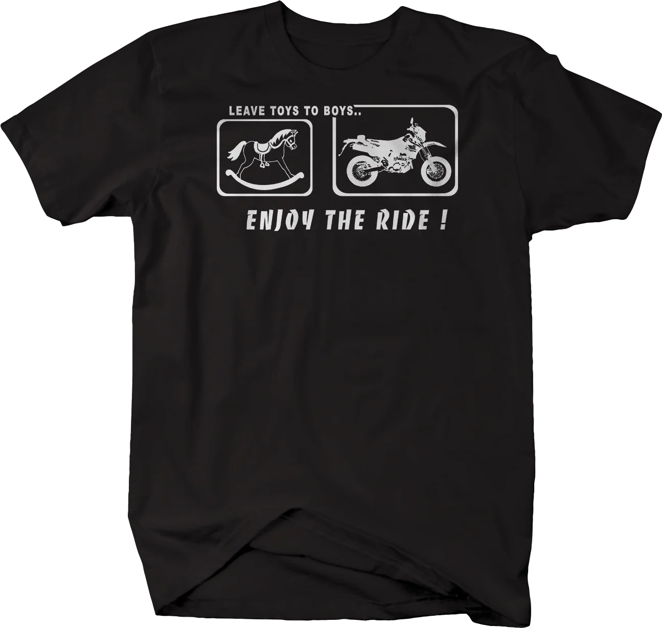 Leave Toys for The Boys Enjoy The Rides Dirtbike Motorcycles Tshirt Mens Funny T Shirts Fashion 2019
Leave Toys for The Boys Enjoy The Rides Dirtbike Motorcycles Tshirt Mens Funny T Shirts Fashion 2019