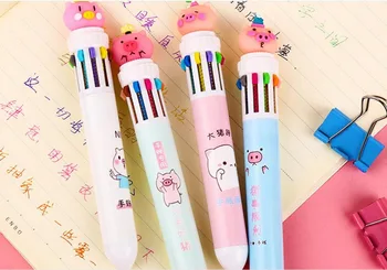 hand account pen grass on pig Multicolor press color ballpoint pen 10 in 1 cute pen school prize student ballpoint pen 36pc/lot
hand account pen grass on pig Multicolor press color ballpoint pen 10 in 1 cute pen school prize student ballpoint pen 36pc/lot