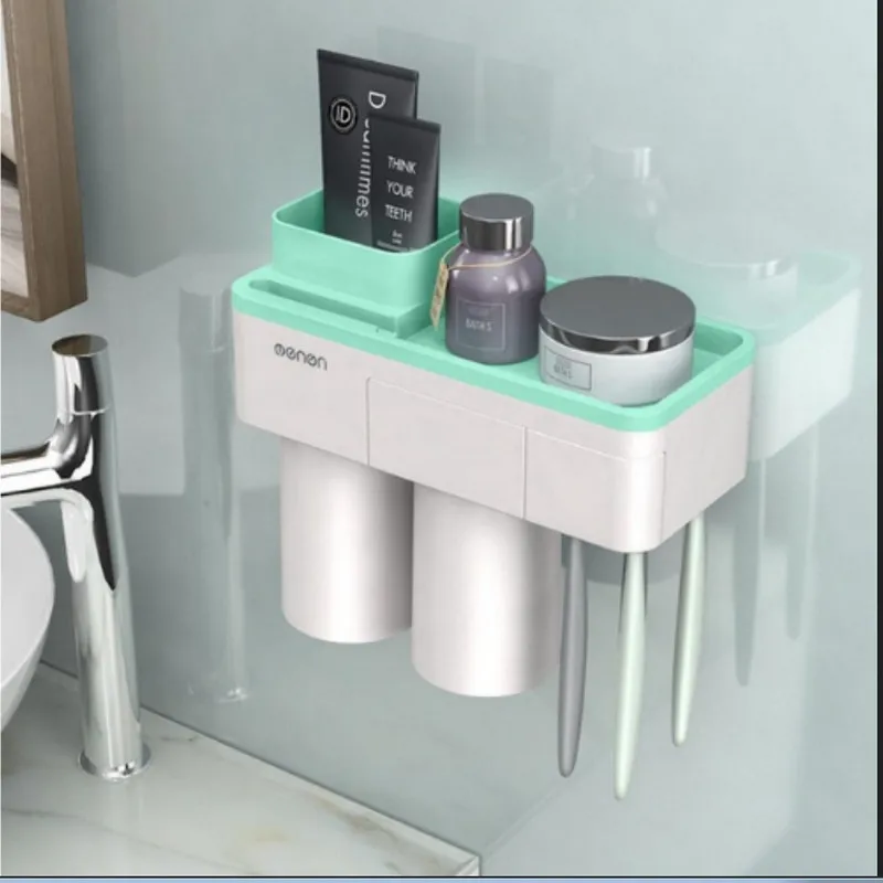 Magnetic Adsorption Cup Inverted Toothbrush Holder Set for Makeup Cleanser Phone Toothpaste Storage Toothbrush&Toothpaste Holder 
Magnetic Adsorption Cup Inverted Toothbrush Holder Set for Makeup Cleanser Phone Toothpaste Storage Toothbrush&Toothpaste Holder