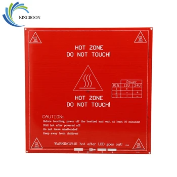 KINGROON Upgraded MK2B Heated Bed PCB Heatbed Dual 12V 24V Red MK2 B Hot HotBed 3D Printers Part Heat 214mmx214mm Accessories
KINGROON Upgraded MK2B Heated Bed PCB Heatbed Dual 12V 24V Red MK2 B Hot HotBed 3D Printers Part Heat 214mmx214mm Accessories