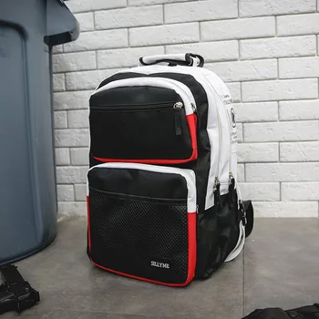 Large Capacity Men Backpack School Bag High School College Student Chic Harajuku Korean Multifunction Travel Backpack Women New 
Large Capacity Men Backpack School Bag High School College Student Chic Harajuku Korean Multifunction Travel Backpack Women New