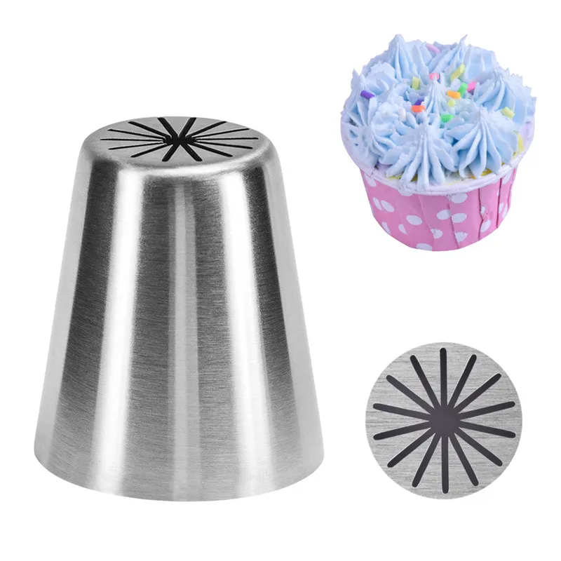 VOGVIGO New Style 1pc Russian Icing Piping Tips Stainless Steel Nozzle Cake Decorating Tools for The Kitchen Baking Tools
VOGVIGO New Style 1pc Russian Icing Piping Tips Stainless Steel Nozzle Cake Decorating Tools for The Kitchen Baking Tools
