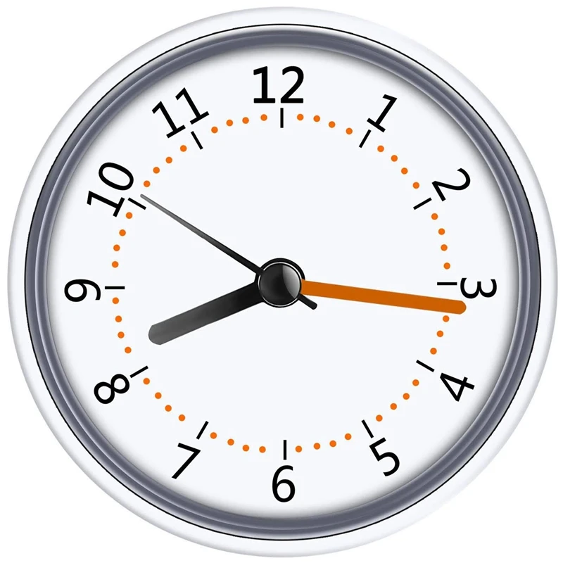 Mini Shower Clock Waterproof IP24 Wall Clock Suction Cup Bathroom Clock Acrylic Face Suction Clock for Shower Washroom Kitchen
Mini Shower Clock Waterproof IP24 Wall Clock Suction Cup Bathroom Clock Acrylic Face Suction Clock for Shower Washroom Kitchen