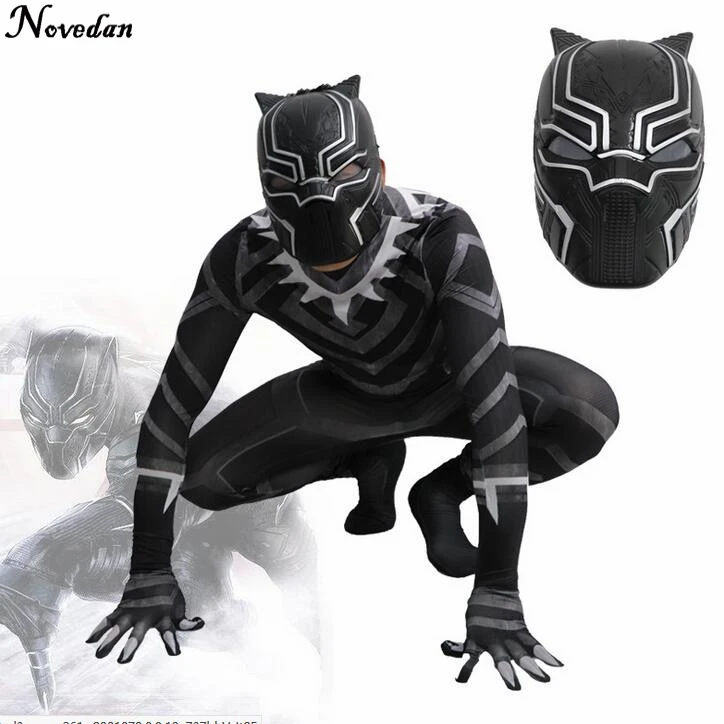 Black Panther Cosplay Costume With Mask Helmet New 2018 Marvel Superhero Movie Adult Super Heroes Party Halloween Costumes Men
Black Panther Cosplay Costume With Mask Helmet New 2018 Marvel Superhero Movie Adult Super Heroes Party Halloween Costumes Men