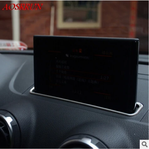 modified trim strip in the control box navigation Decoration for Audi A3 2013 2014 2016 hatchback sedan accessories car-styling
modified trim strip in the control box navigation Decoration for Audi A3 2013 2014 2016 hatchback sedan accessories car-styling