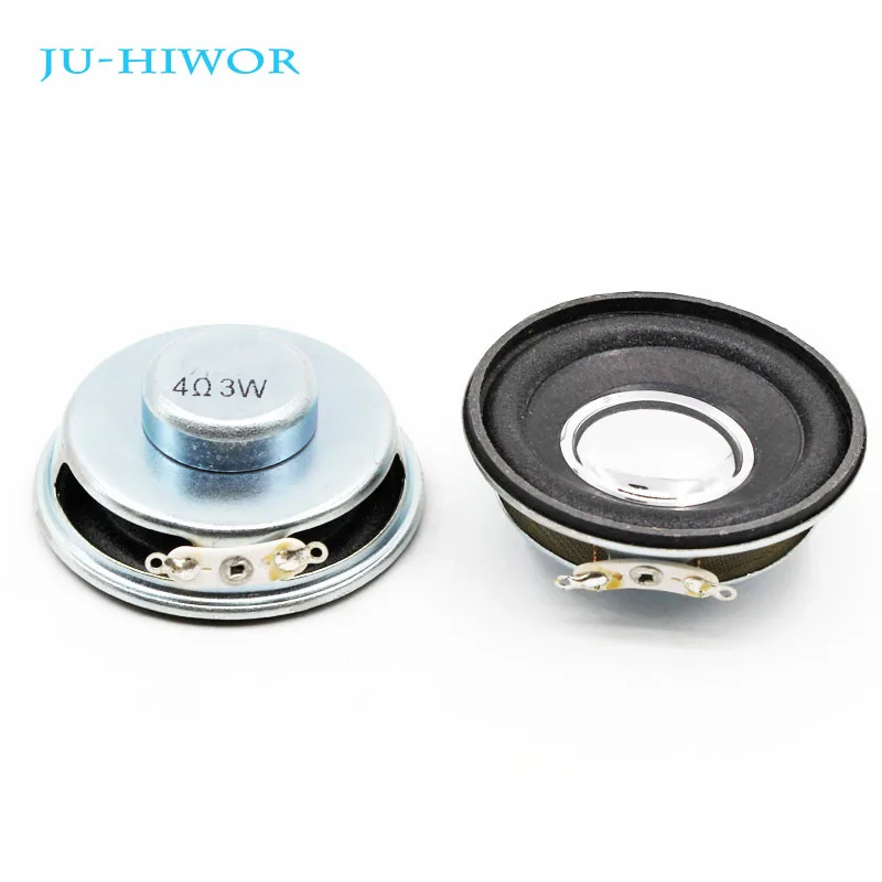 2pcs 4 Ohm 3W Loudspeaker 50MM Speaker 22MM Internal Magnet Cone Paper Silvery Bright Cap Height 13MM
2pcs 4 Ohm 3W Loudspeaker 50MM Speaker 22MM Internal Magnet Cone Paper Silvery Bright Cap Height 13MM