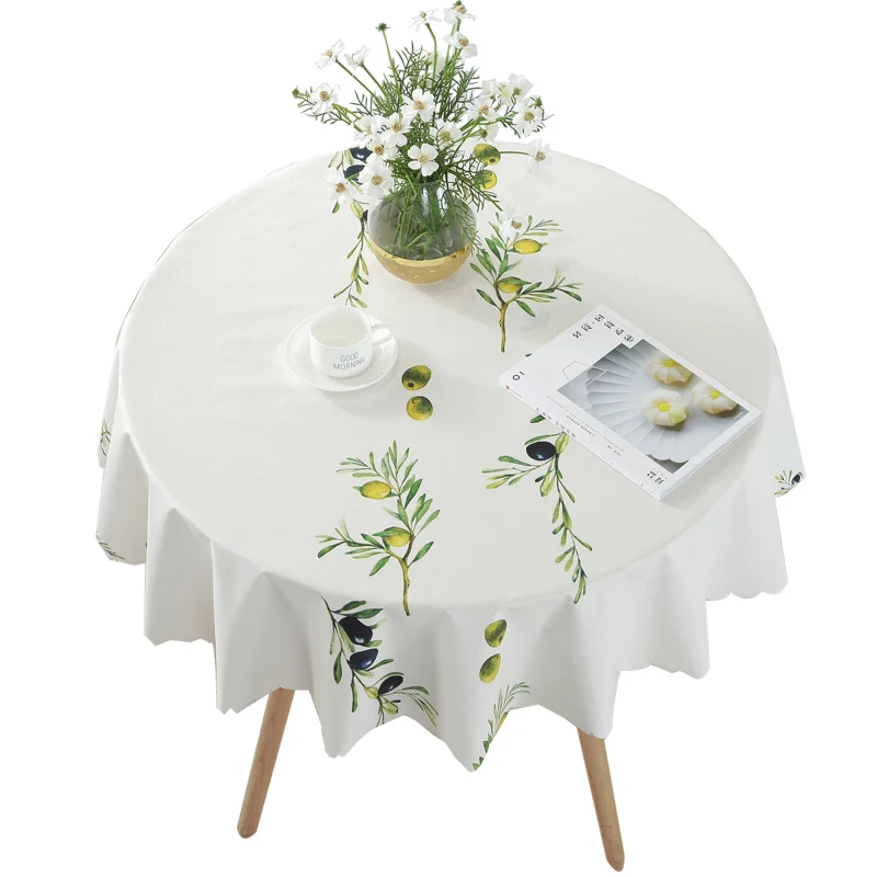 European Style Pvc Printing Hotel Tablecloth Waterproof and Oil-proof Anti-scalding Round Table Coffee Table Cover Cloth
European Style Pvc Printing Hotel Tablecloth Waterproof and Oil-proof Anti-scalding Round Table Coffee Table Cover Cloth