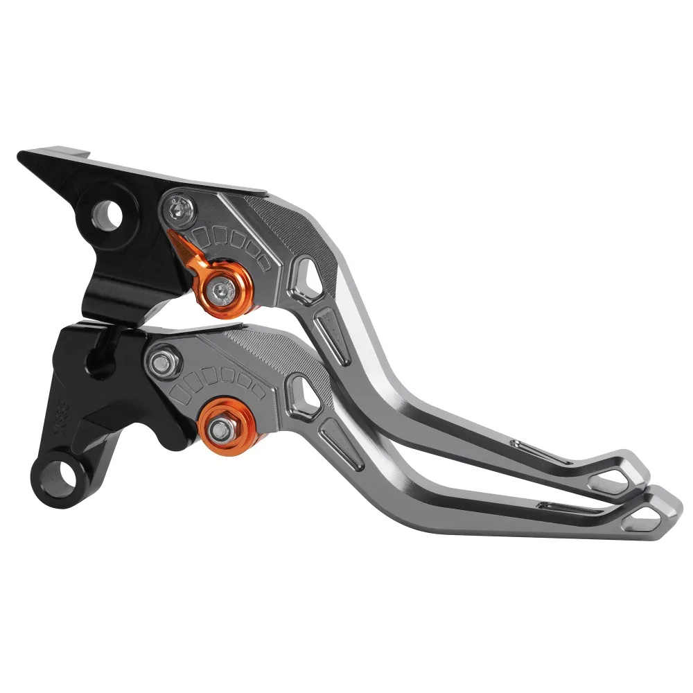 Мотоцикл CNC алюминиевый короткий регулируемый тормоз сцепления рычаги для Kawasaki