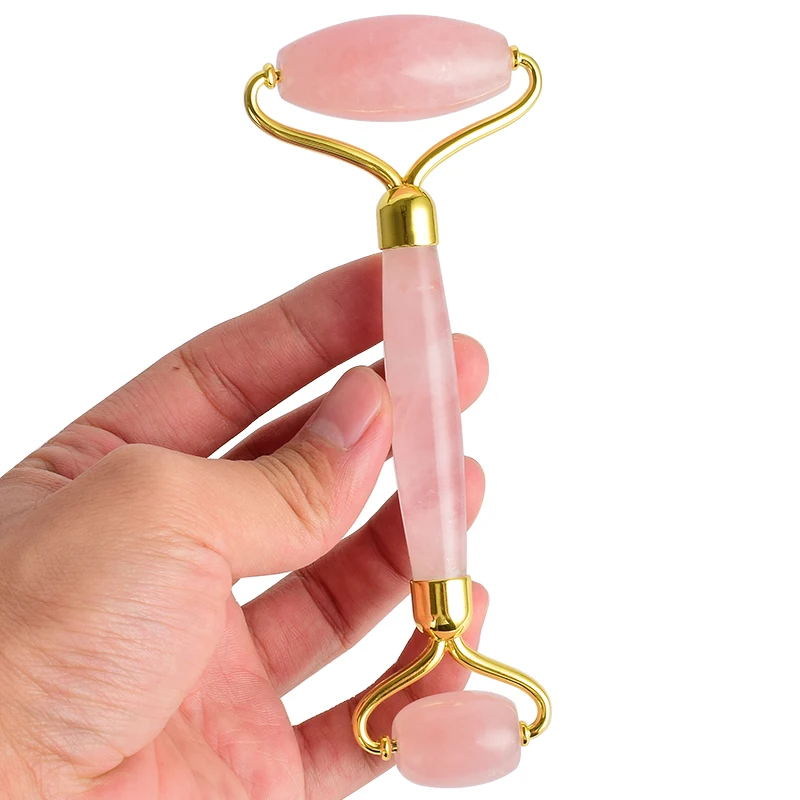 Natural Facial Rose Quartz Arc handle Face Roller Anti-aging Wrinkle Face Cellulite Skin Care Tool Jade Massage
Natural Facial Rose Quartz Arc handle Face Roller Anti-aging Wrinkle Face Cellulite Skin Care Tool Jade Massage