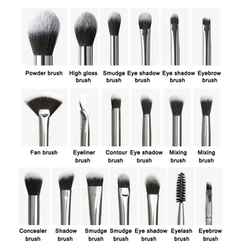 18pcs Women Makeup Brush Set Soft Nylon Brush Hair Plastic Handle with Bag Cosmetic Tools NShopping 
18pcs Women Makeup Brush Set Soft Nylon Brush Hair Plastic Handle with Bag Cosmetic Tools NShopping
