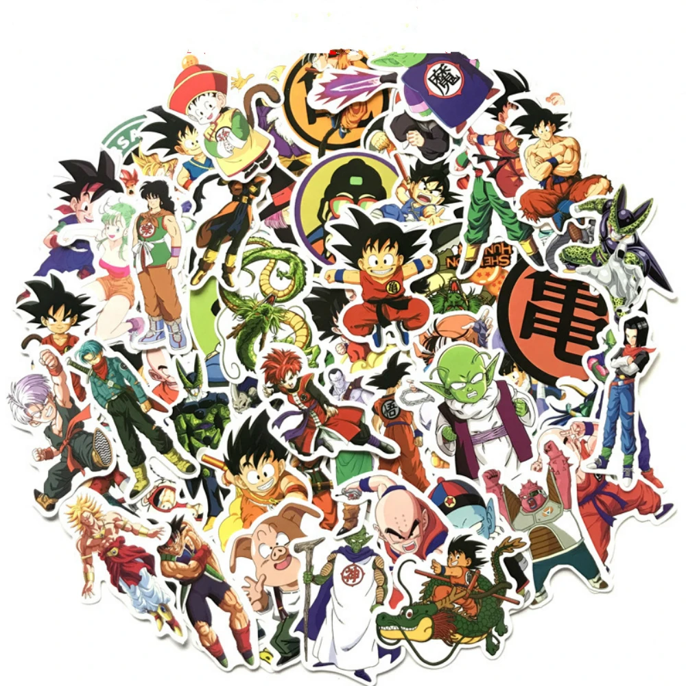 Aliauto 100pcs/pack Cartoon Anime Dragon Ball Graffiti Car Sticker Toilet Bicycle Trolley Case Laptop Waterproof Random Decal
Aliauto 100pcs/pack Cartoon Anime Dragon Ball Graffiti Car Sticker Toilet Bicycle Trolley Case Laptop Waterproof Random Decal