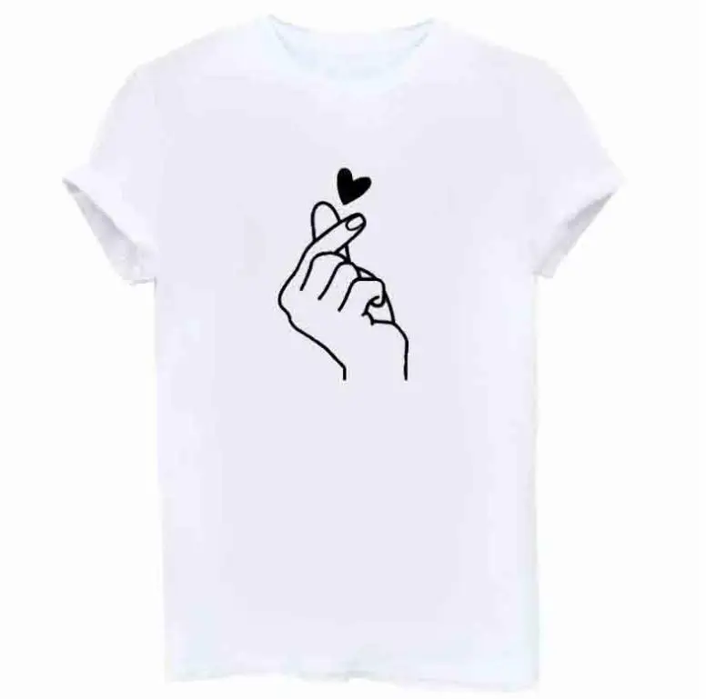 Plus size XS-4XL T-shirt Women Casual White Black O-NECK T shirt for Female Work Wear Heart Printed Tops and Tees NS9053
Plus size XS-4XL T-shirt Women Casual White Black O-NECK T shirt for Female Work Wear Heart Printed Tops and Tees NS9053