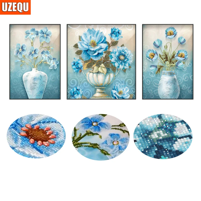 Triptych Special Shape Diamond Painting Flower Vase Picture of Rhinestone Diamond Embroidery Diamond Mosaic Home Decor Crafts
Triptych Special Shape Diamond Painting Flower Vase Picture of Rhinestone Diamond Embroidery Diamond Mosaic Home Decor Crafts