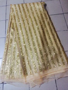 Latest gold color African French net Lace Fabric SH-32567 with glitter High Quality African wedding Tulle Lace Fabric 5yards
Latest gold color African French net Lace Fabric SH-32567 with glitter High Quality African wedding Tulle Lace Fabric 5yards