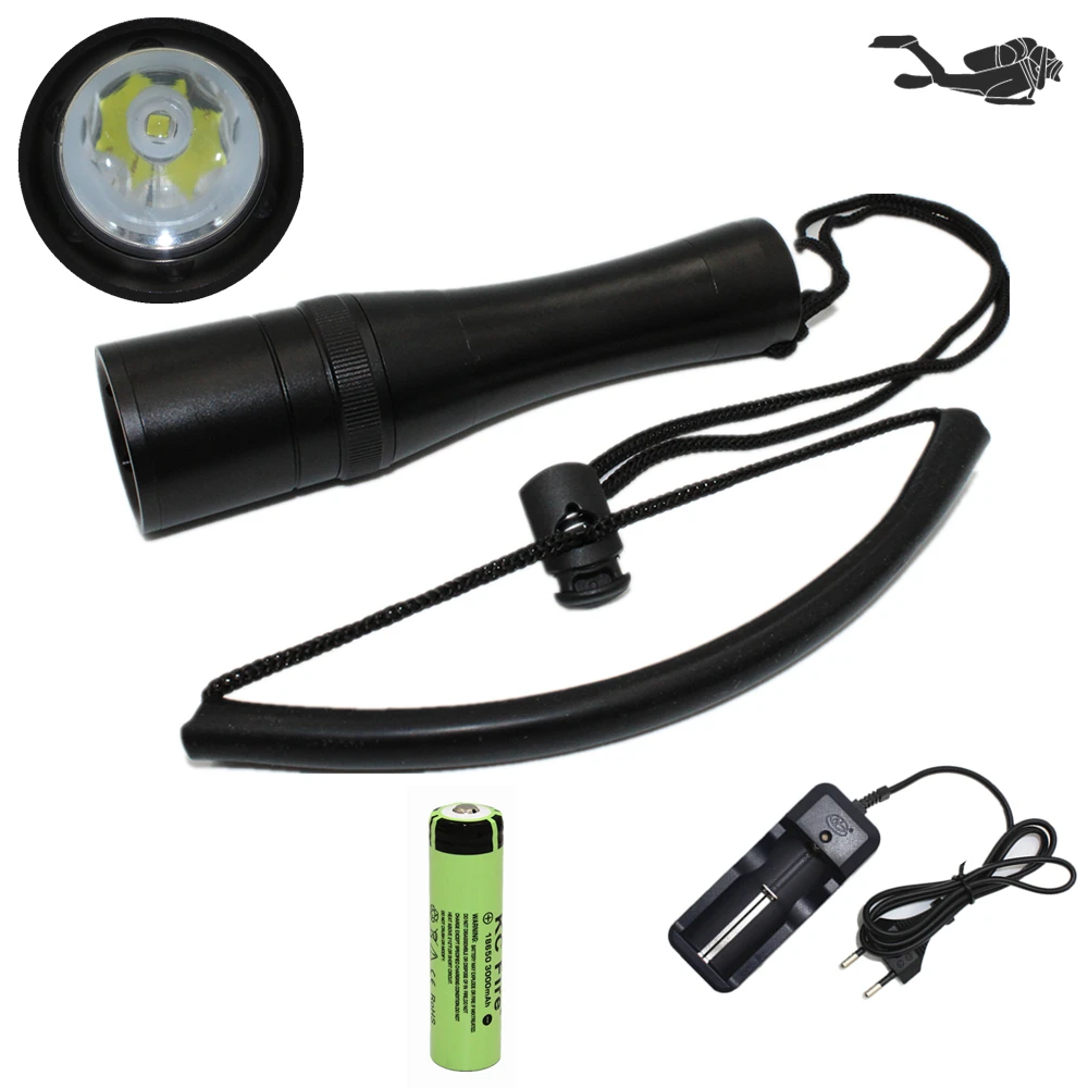Scuba Diving Flashlight 18650 Dive Light Torch Underwater Powerful XM-L2 LED Flashlight Waterproof Diving Lamp
Scuba Diving Flashlight 18650 Dive Light Torch Underwater Powerful XM-L2 LED Flashlight Waterproof Diving Lamp
