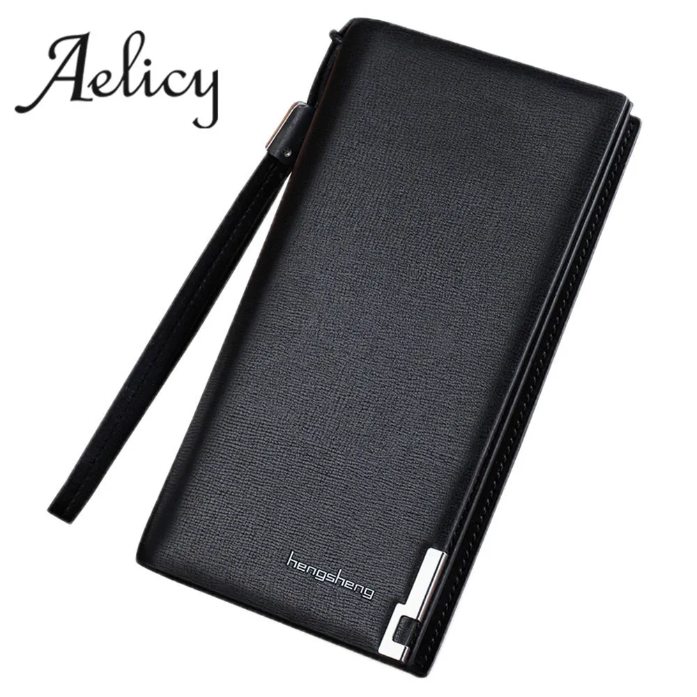 Aelicy Men Long Bifold Business Leather Wallet Money Card Holder Coin Bag Purse high quality ID-credit card holder perfect gift
Aelicy Men Long Bifold Business Leather Wallet Money Card Holder Coin Bag Purse high quality ID-credit card holder perfect gift