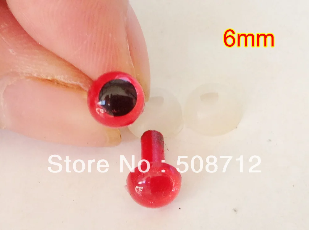 Free shipping!!!!DIY felt toy ------200pcs 6mm Red Plastic Safety Eyes With Safety back /Red pupil toy eyes
Free shipping!!!!DIY felt toy ------200pcs 6mm Red Plastic Safety Eyes With Safety back /Red pupil toy eyes