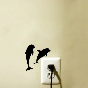 Double Dolphin Vinyl Switch Sticker Cute Cartoon Fish Decorative Wall Sticker 2WS0240
Double Dolphin Vinyl Switch Sticker Cute Cartoon Fish Decorative Wall Sticker 2WS0240