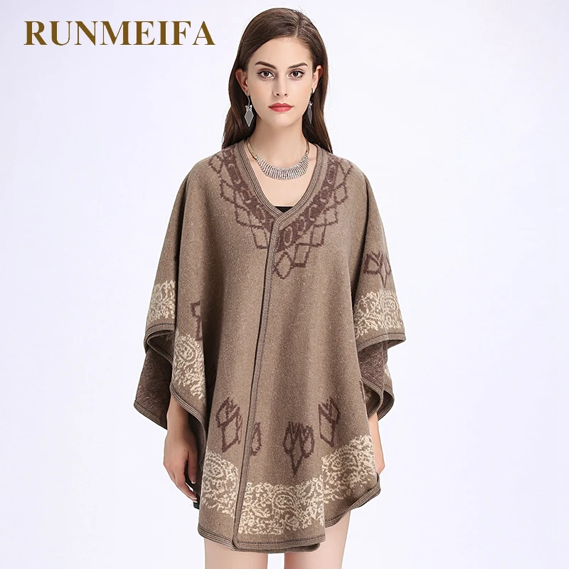 RUNMEIFA 2018 The new fashion women autumn and winter Round neck small diamond print shawl jacket Knitted shawl cardigan
RUNMEIFA 2018 The new fashion women autumn and winter Round neck small diamond print shawl jacket Knitted shawl cardigan