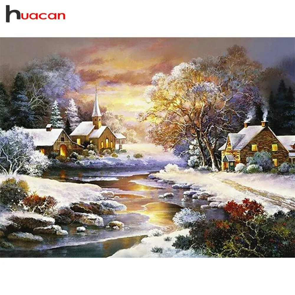 HUACAN Diamond Painting Cross Stitch Paint With Diamond Full Square Drill Decor Home Diamond Embroidery Landscape
HUACAN Diamond Painting Cross Stitch Paint With Diamond Full Square Drill Decor Home Diamond Embroidery Landscape