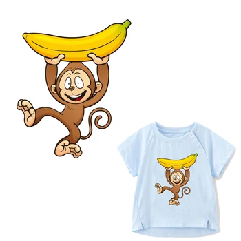 Iron on Cartoon Monkey Patches for Clothing Heat Transfer Vinyl Washable Stickers on Clothes DIY T-shirt Applique Thermal Press
Iron on Cartoon Monkey Patches for Clothing Heat Transfer Vinyl Washable Stickers on Clothes DIY T-shirt Applique Thermal Press
