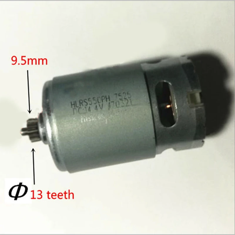 13 Teeth Motor 14.4V Replace for BOSCH GSR14.4-2-LI PSR 14,4 li-2 PSR14.4LI-2 PSR1440LI-2 GSR 14,4-2-li Drill engine
13 Teeth Motor 14.4V Replace for BOSCH GSR14.4-2-LI PSR 14,4 li-2 PSR14.4LI-2 PSR1440LI-2 GSR 14,4-2-li Drill engine