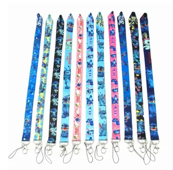 Cartoon Stitch Neck Strap Lanyards for keys ID Card Mobile Phone Straps 100pcs/lot
Cartoon Stitch Neck Strap Lanyards for keys ID Card Mobile Phone Straps 100pcs/lot