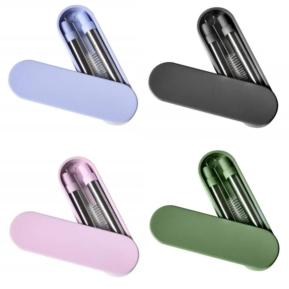 Foldable Collapsible Metal Drinking Straws Reusable Stainless Steel Portable Metal Telescopic Straw w/ Brush for Liquid Juice
Foldable Collapsible Metal Drinking Straws Reusable Stainless Steel Portable Metal Telescopic Straw w/ Brush for Liquid Juice