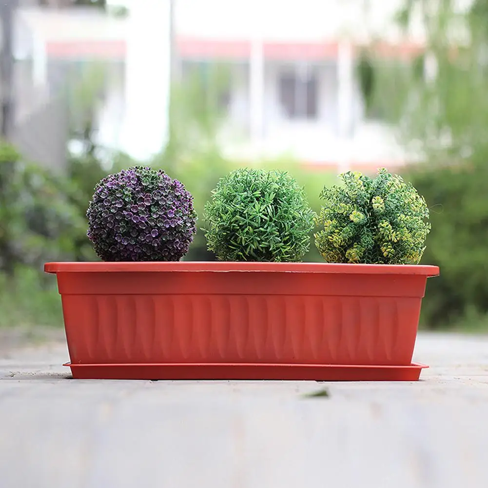 2Pcs Balcony Planting Pot Rectangular Flowerpot Breathable Resin Flower Pot For Hotel Home Furnishings Garden Nursery Production
2Pcs Balcony Planting Pot Rectangular Flowerpot Breathable Resin Flower Pot For Hotel Home Furnishings Garden Nursery Production