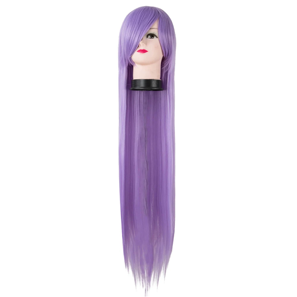Straight Hair Fei-Show Synthetic Heat Resistant 40 Inches/100 CM Costume Cartoon Cos-play Long Light Purple Cover Face Bangs Wig
Straight Hair Fei-Show Synthetic Heat Resistant 40 Inches/100 CM Costume Cartoon Cos-play Long Light Purple Cover Face Bangs Wig