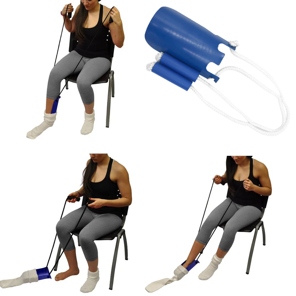 Adjustable Length Sock Dressing Assist Aids Device Helper for Elderly Senior Pregnant Patients Caregivers with Foam Handle
Adjustable Length Sock Dressing Assist Aids Device Helper for Elderly Senior Pregnant Patients Caregivers with Foam Handle